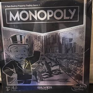Hasbro Monopoly Silver Line Edition
